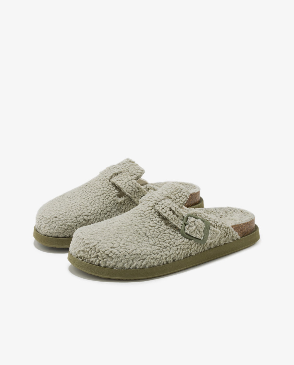 Zuecos de mujer con forro de pelo Vibe clog - D.Franklin - Turquesa Turquesa-3