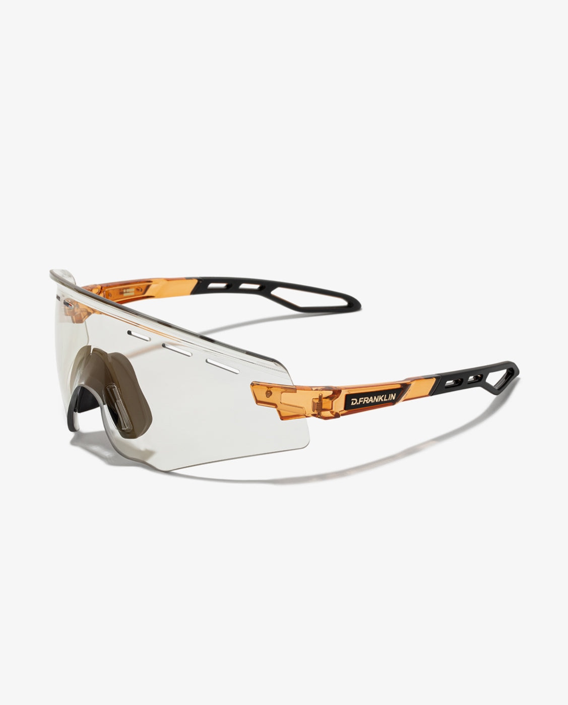 Gafas de sol unisex con forma envolvente thunder rimless - D.Franklin - Naranja Naranja-3