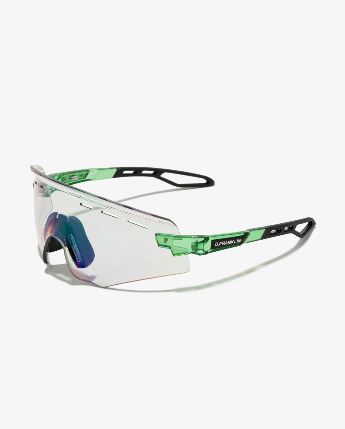 Gafas de sol unisex con forma envolvente thunder rimless - D.Franklin - Verde Verde-3