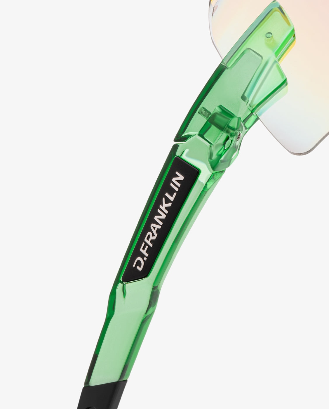 Gafas de sol unisex con forma envolvente thunder rimless - D.Franklin - Verde Verde-2