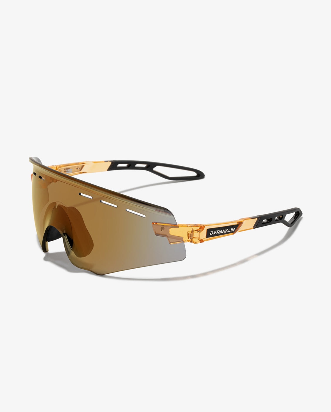 Gafas de sol unisex con forma envolvente thunder rimless - D.Franklin - Oro Oro-3