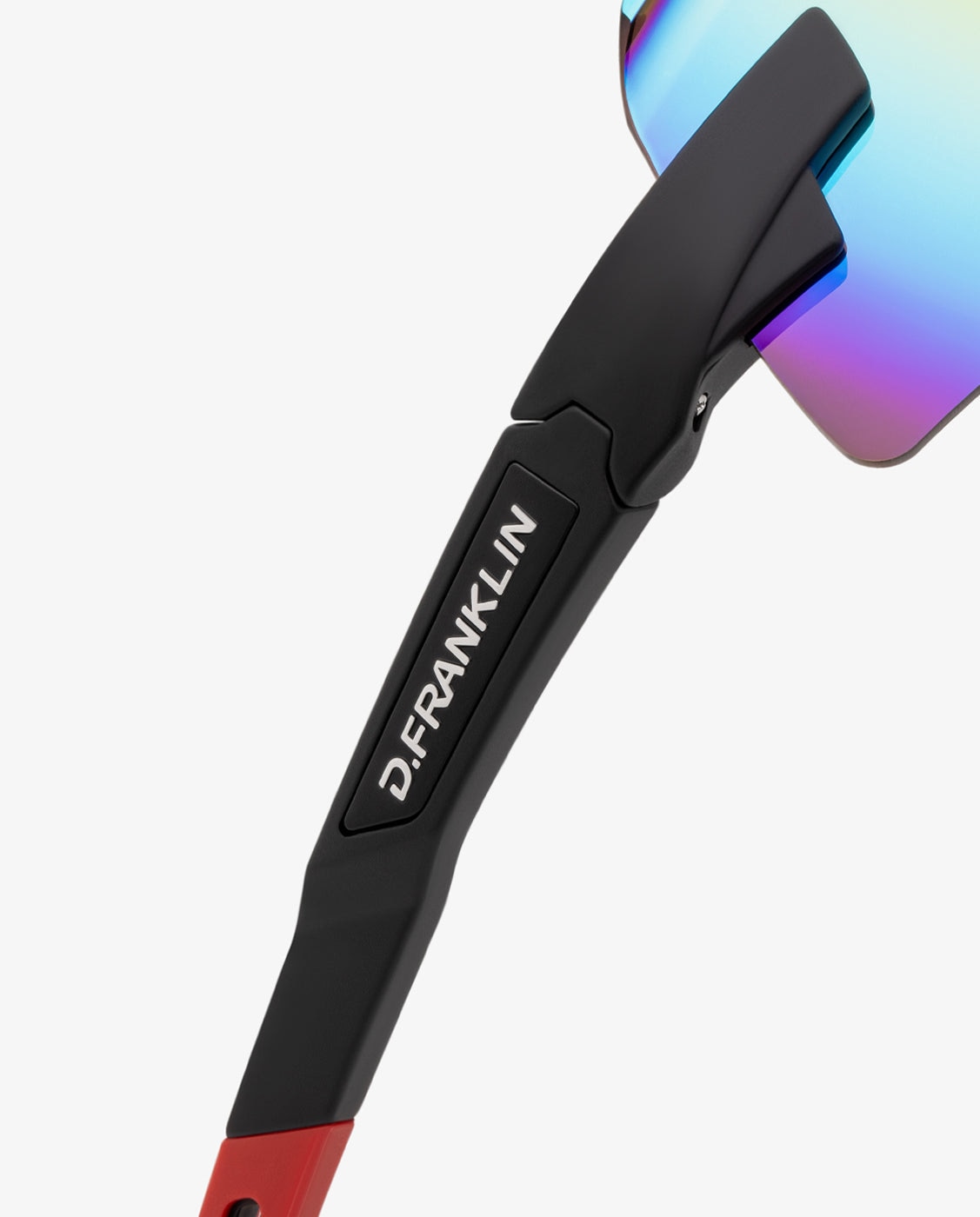 Gafas de sol unisex con forma envolvente thunder rimless - D.Franklin - Rojo Rojo-4