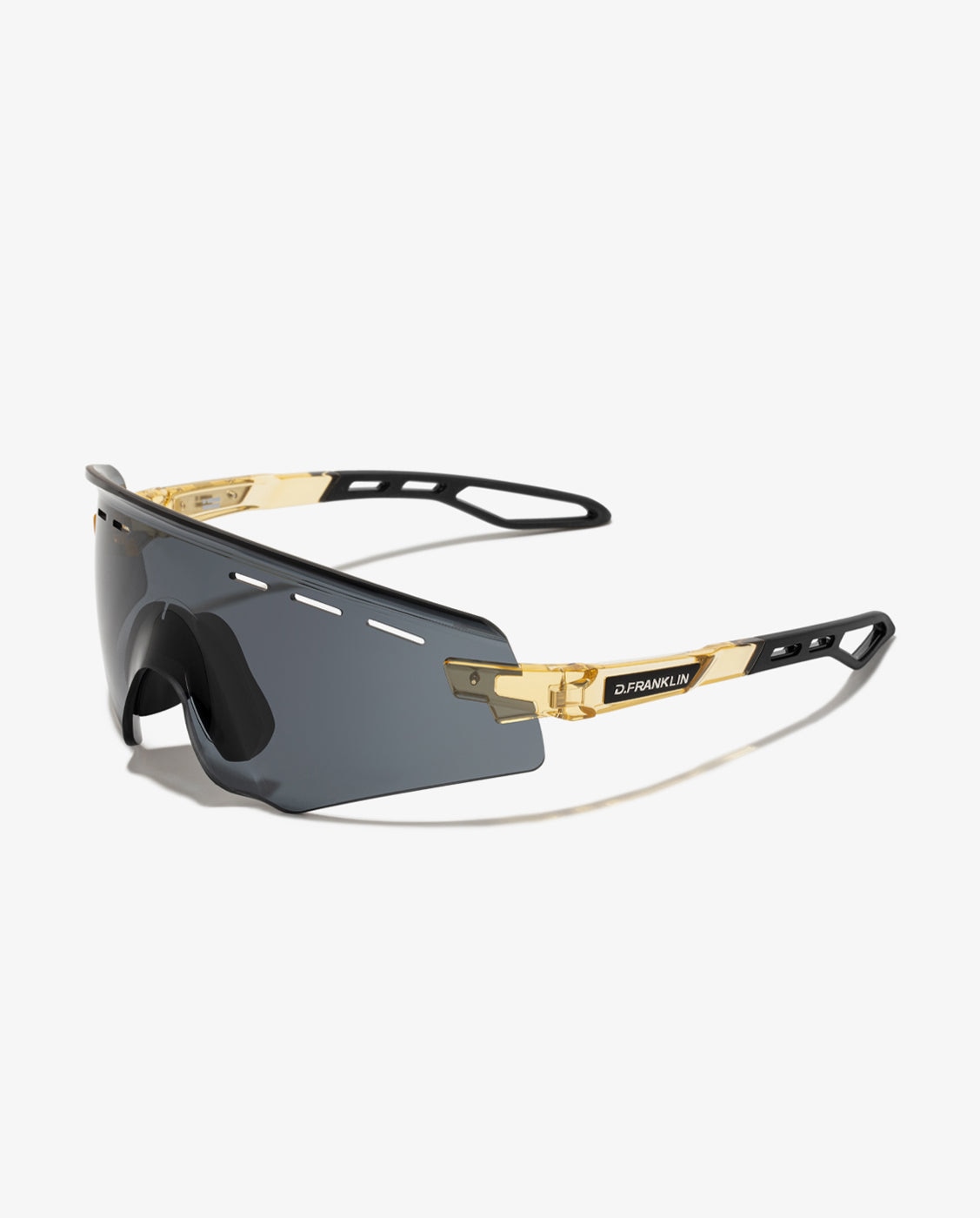 Gafas de sol unisex con forma envolvente thunder rimless - D.Franklin - Negro Negro-3