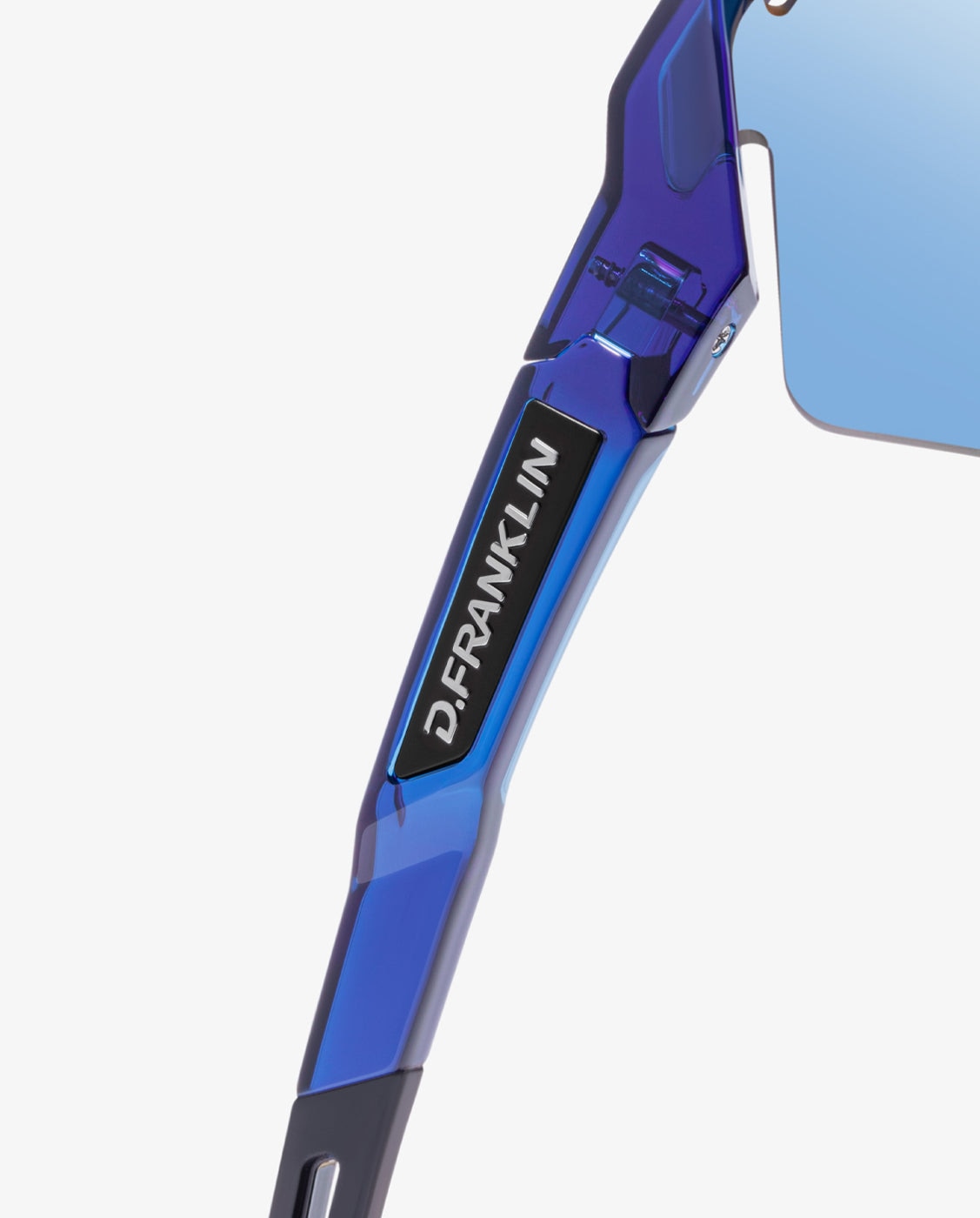 Gafas de sol unisex con forma envolvente thunder fifty - D.Franklin - Azul Azul-2