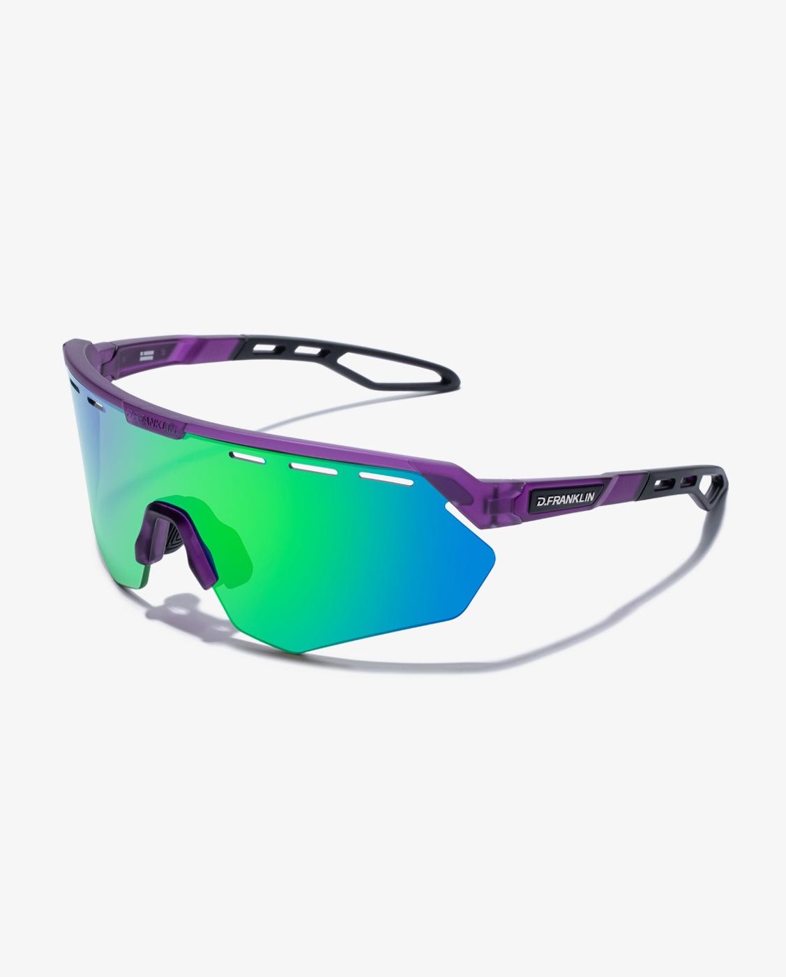 Gafas de sol unisex con forma envolvente thunder fifty - D.Franklin - Morado Morado-3