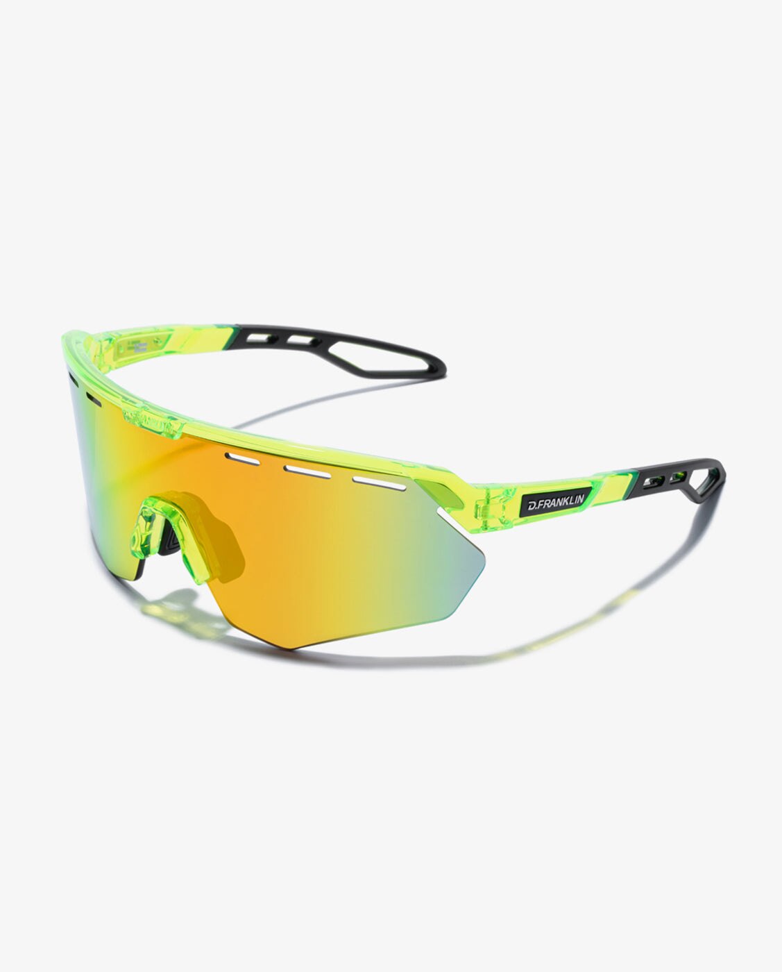 Gafas de sol unisex con forma envolvente thunder fifty - D.Franklin - Amarillo Amarillo-3
