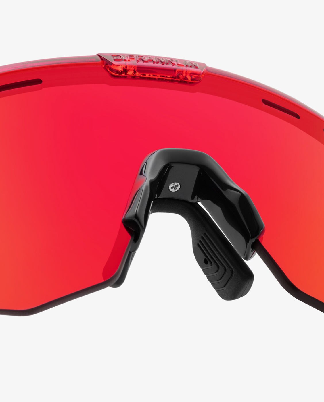 Gafas de sol unisex con forma envolvente thunder fifty - D.Franklin - Rojo Rojo-6