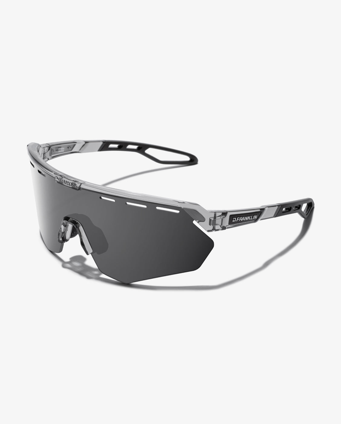 Gafas de sol unisex con forma envolvente thunder fifty - D.Franklin - Gris Gris-3