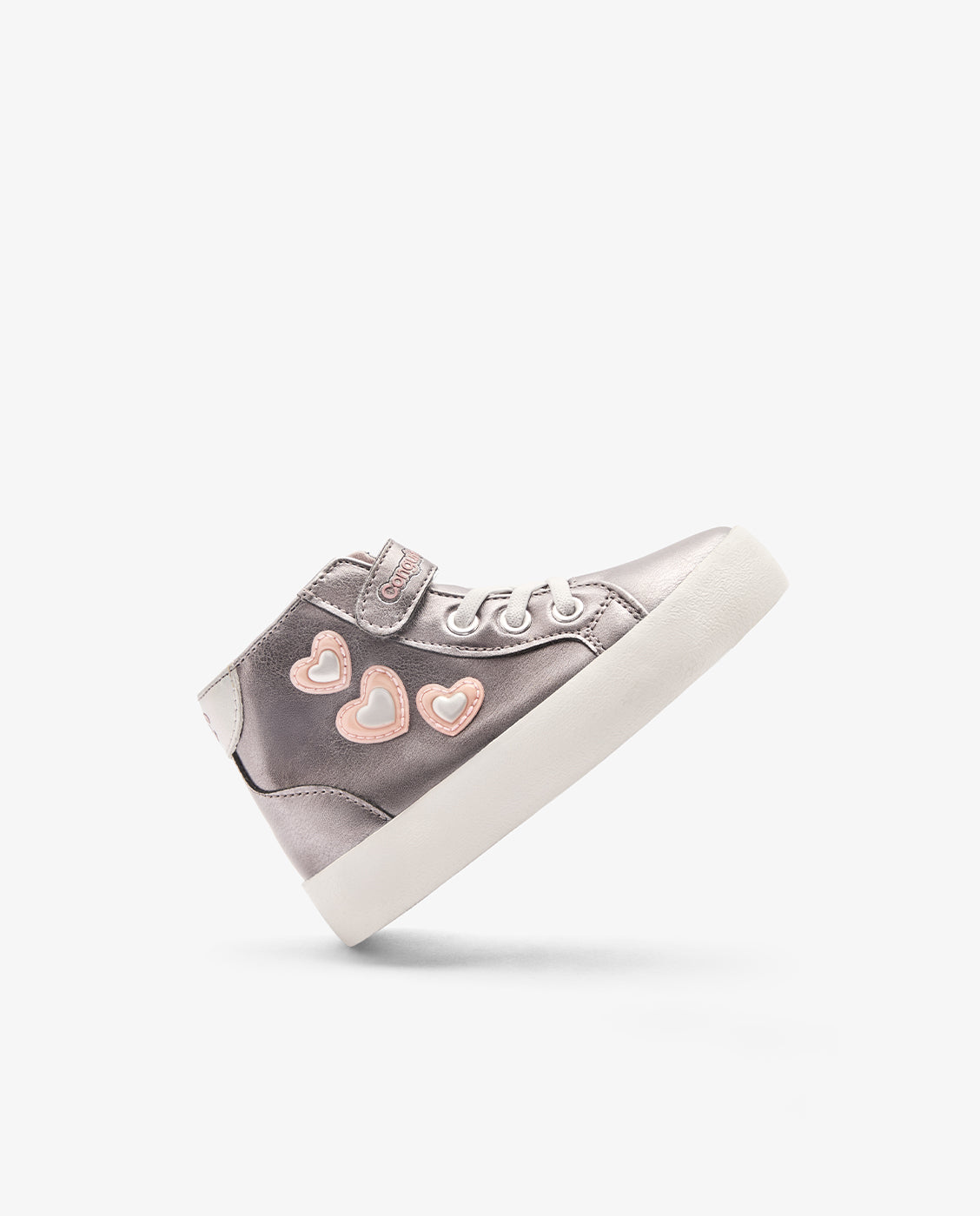 Deportivo Bota PU Corazones - Conguitos - Plata Plata-3