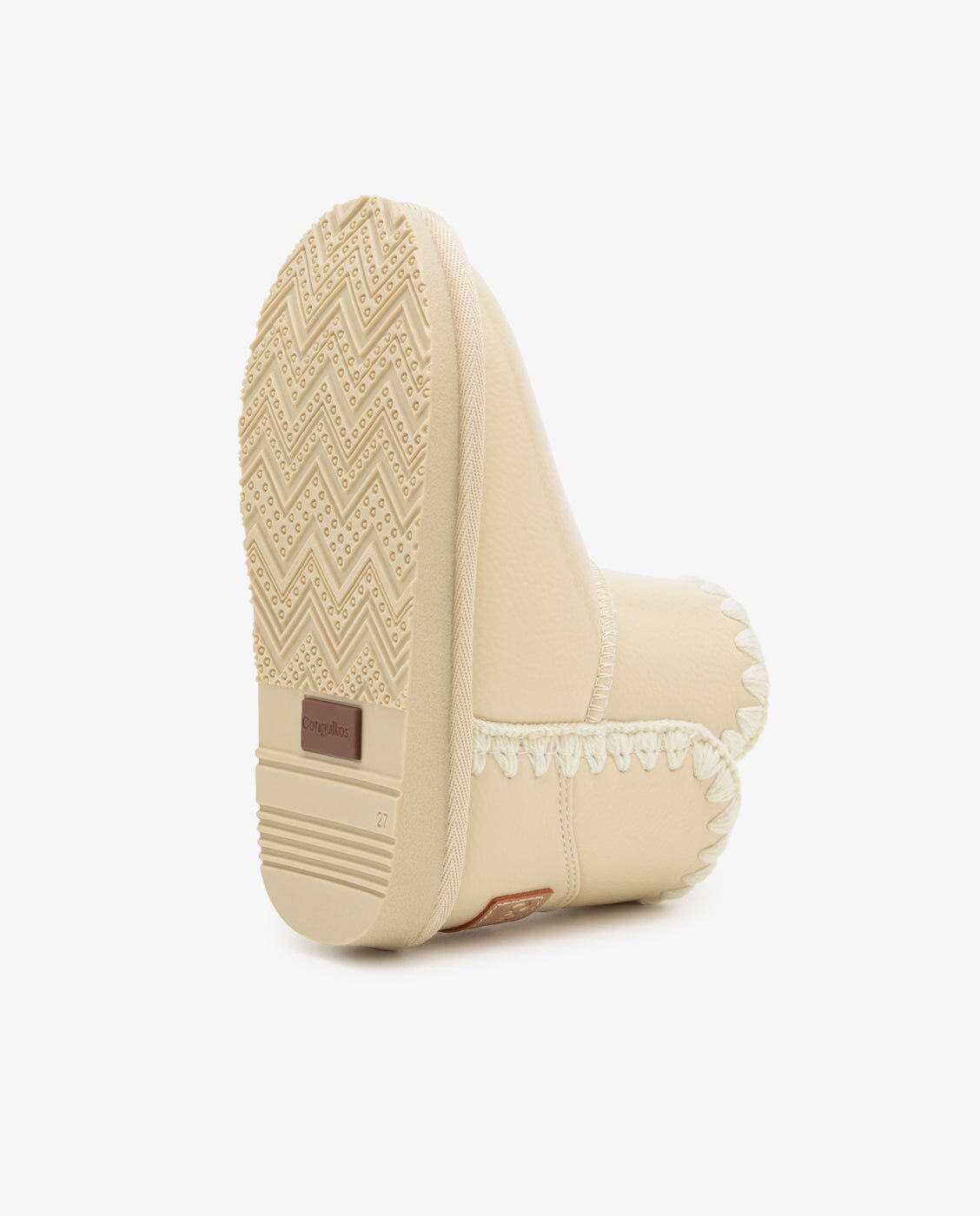 Botas de niña estilo australianas de charol - Conguitos - Beige Beige-3