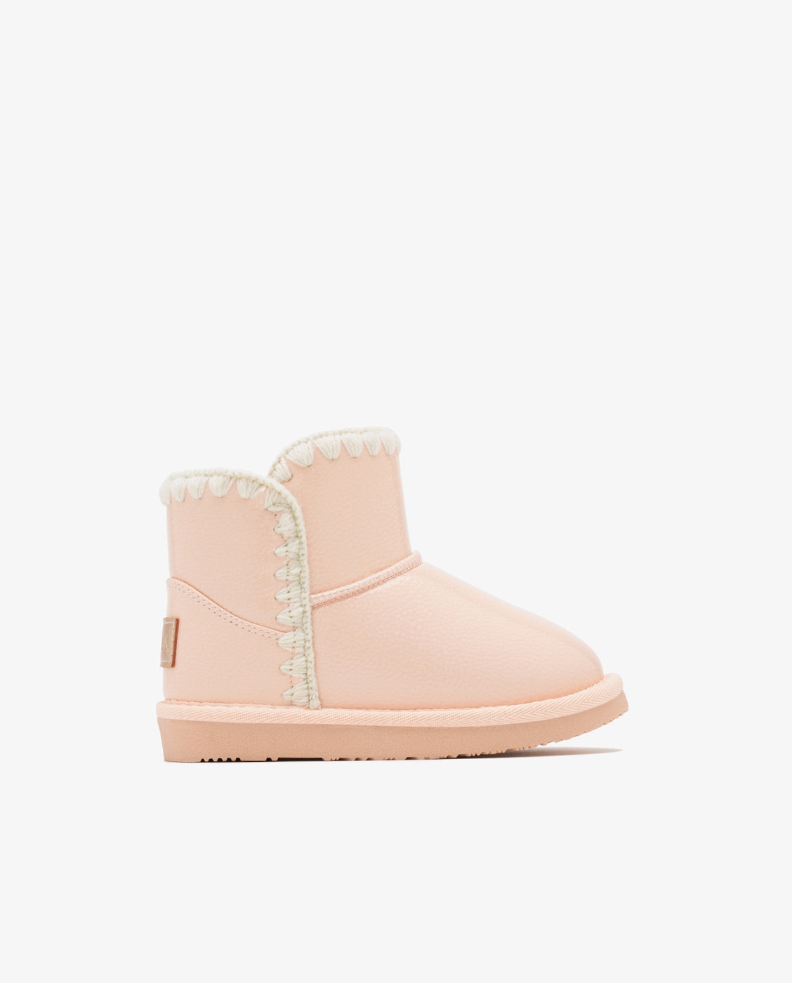 Botas de niña estilo australianas de charol - Conguitos - Rosa Rosa-1