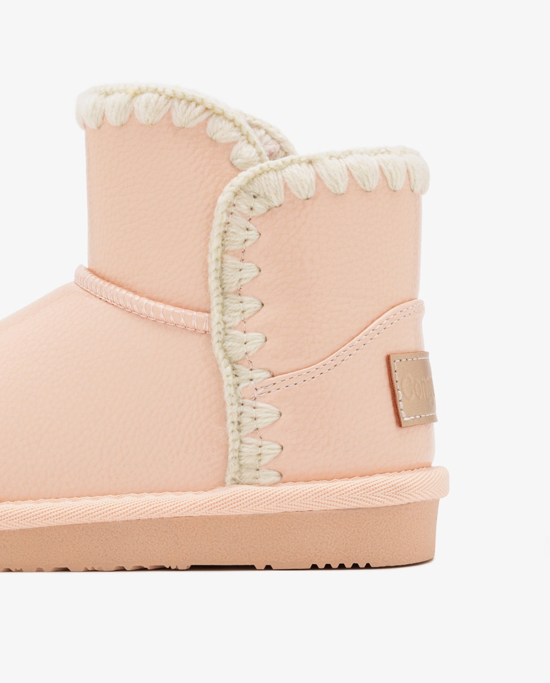 Botas de niña estilo australianas de charol - Conguitos - Rosa Rosa-4