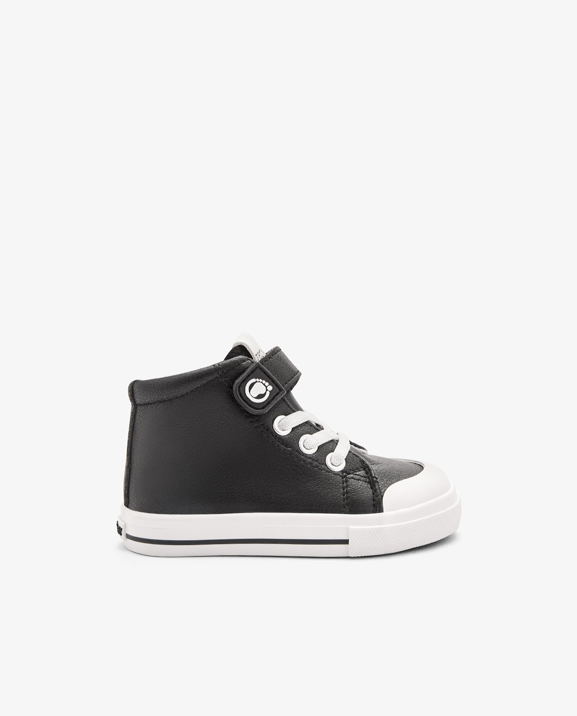 Imagen 0 de Zapatillas deportivas de bebés diseño respetuoso sin caida y puntera amplia Negro
