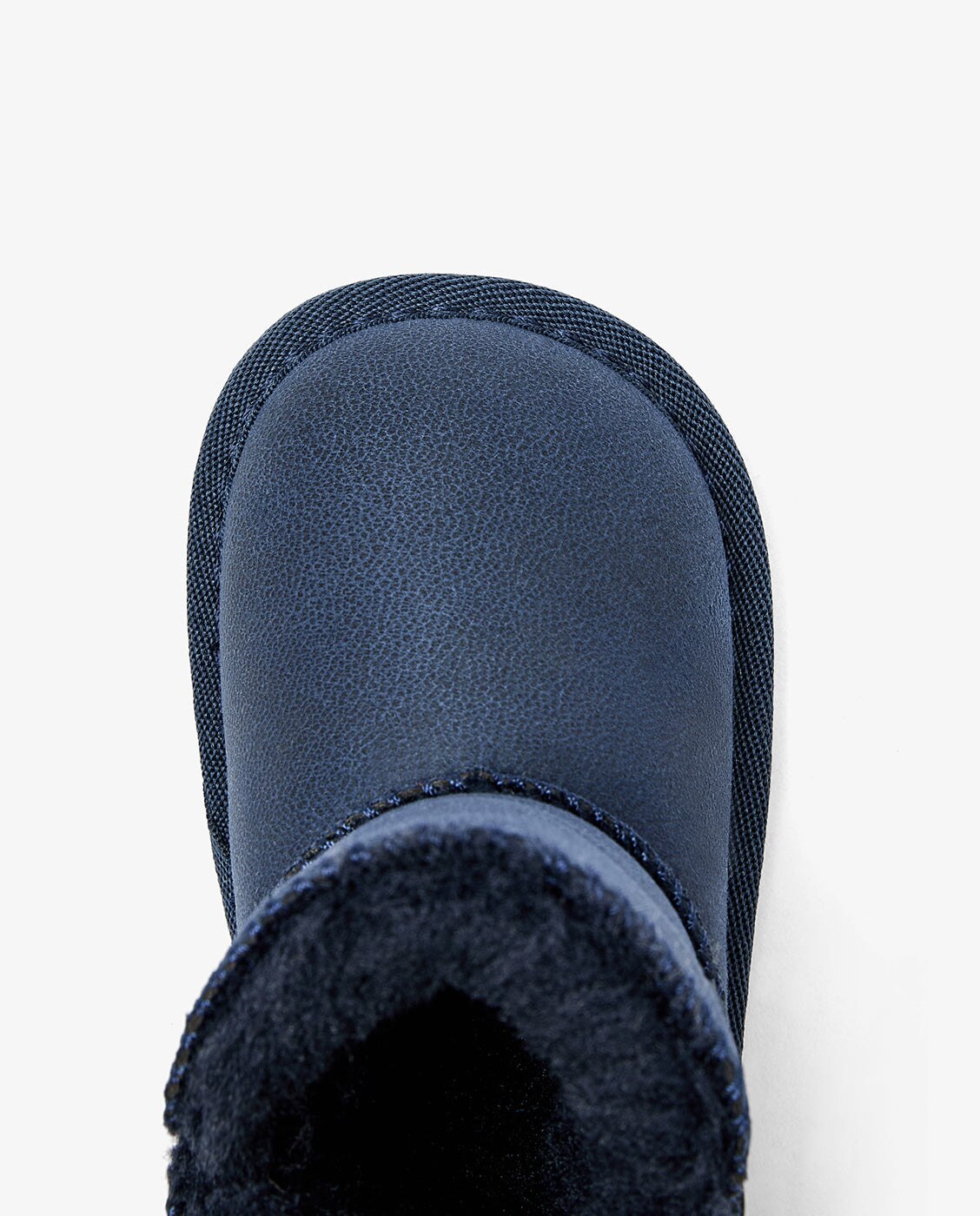 Botas de bebés by tecnobaby estilo australianas con forro y diseño respetuoso - Conguitos - Beige Azul marino-4
