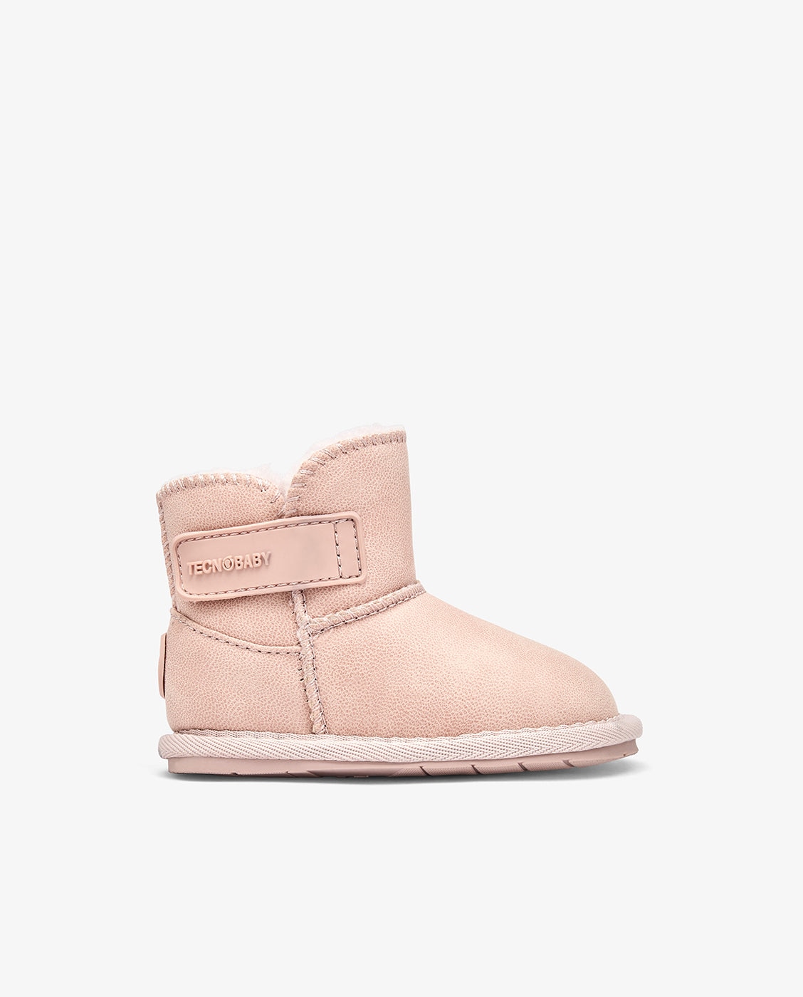 Botas de bebés by tecnobaby estilo australianas con forro y diseño respetuoso - Conguitos - Rosa Rosa-1
