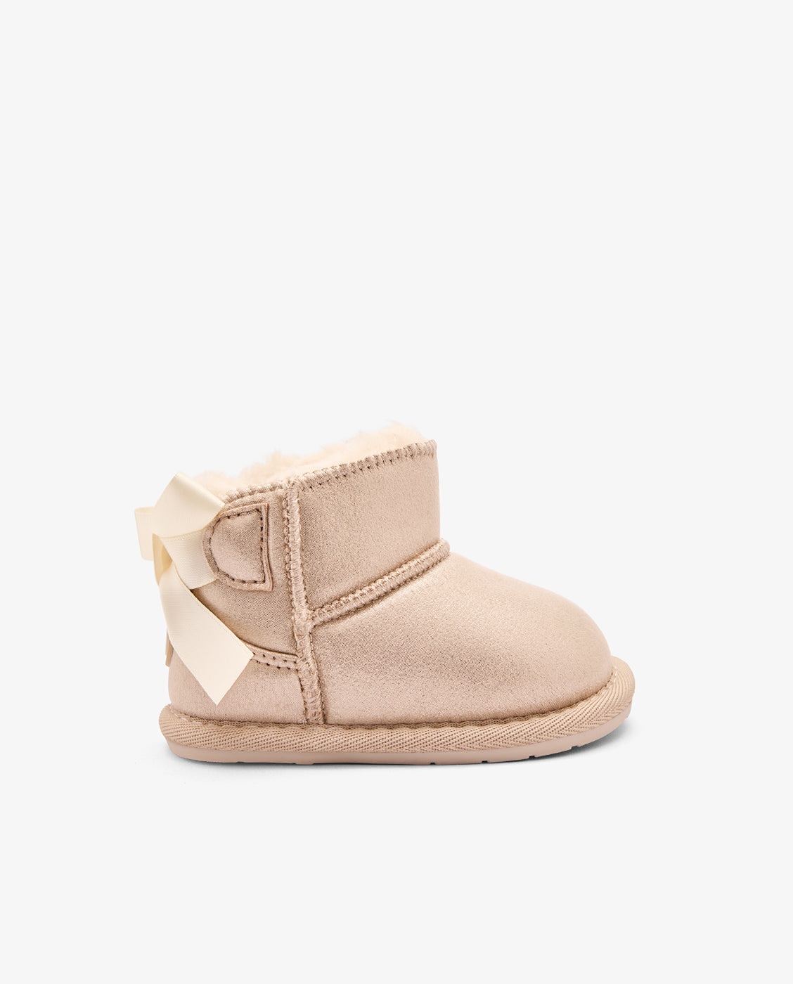 Botas de bebés by tecnobaby diseño respetuoso con lazo - Conguitos - Beige Beige-1