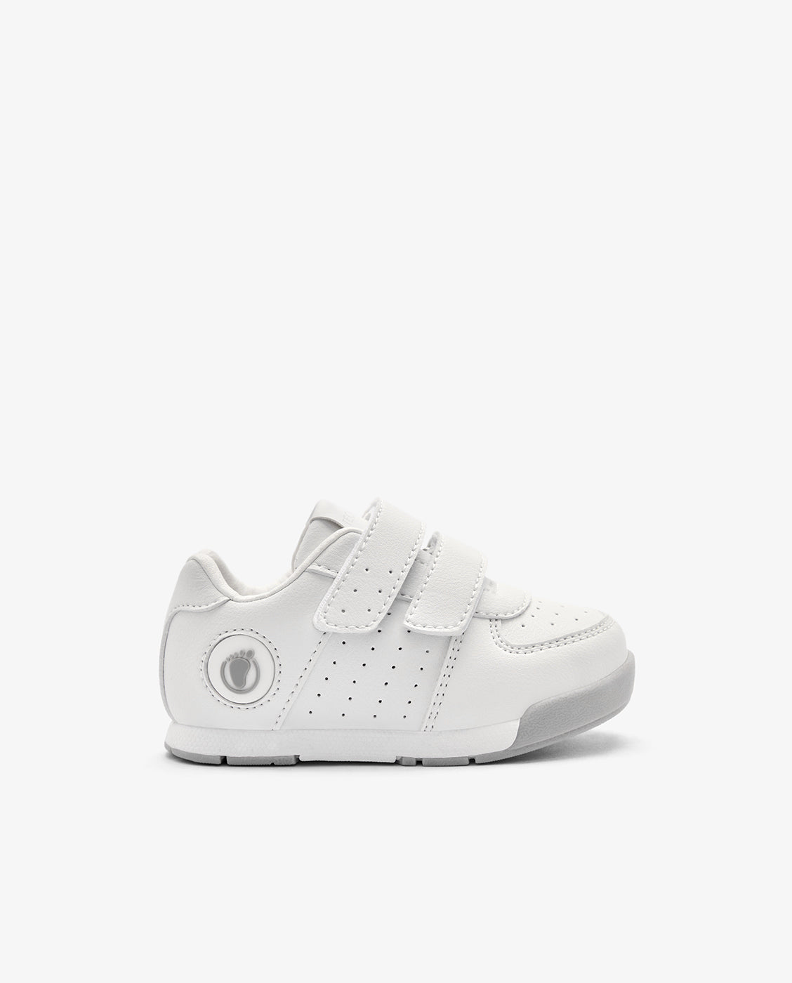 Imagen 0 de Zapatillas deportivas de bebés con cierre adherente barefoot tecnobaby Blanco