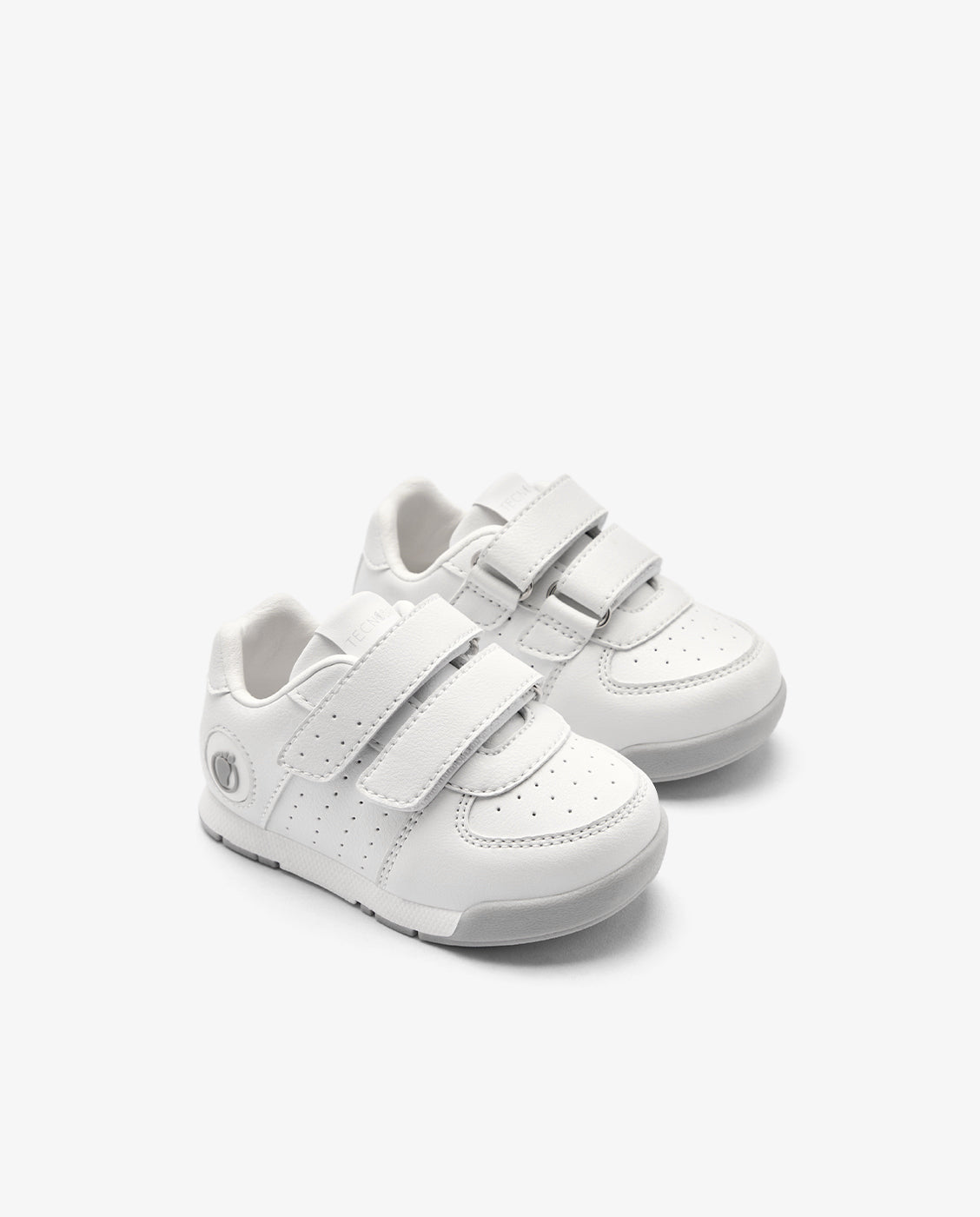Zapatillas deportivas de bebés con cierre adherente barefoot tecnobaby - Conguitos - Blanco Blanco-2