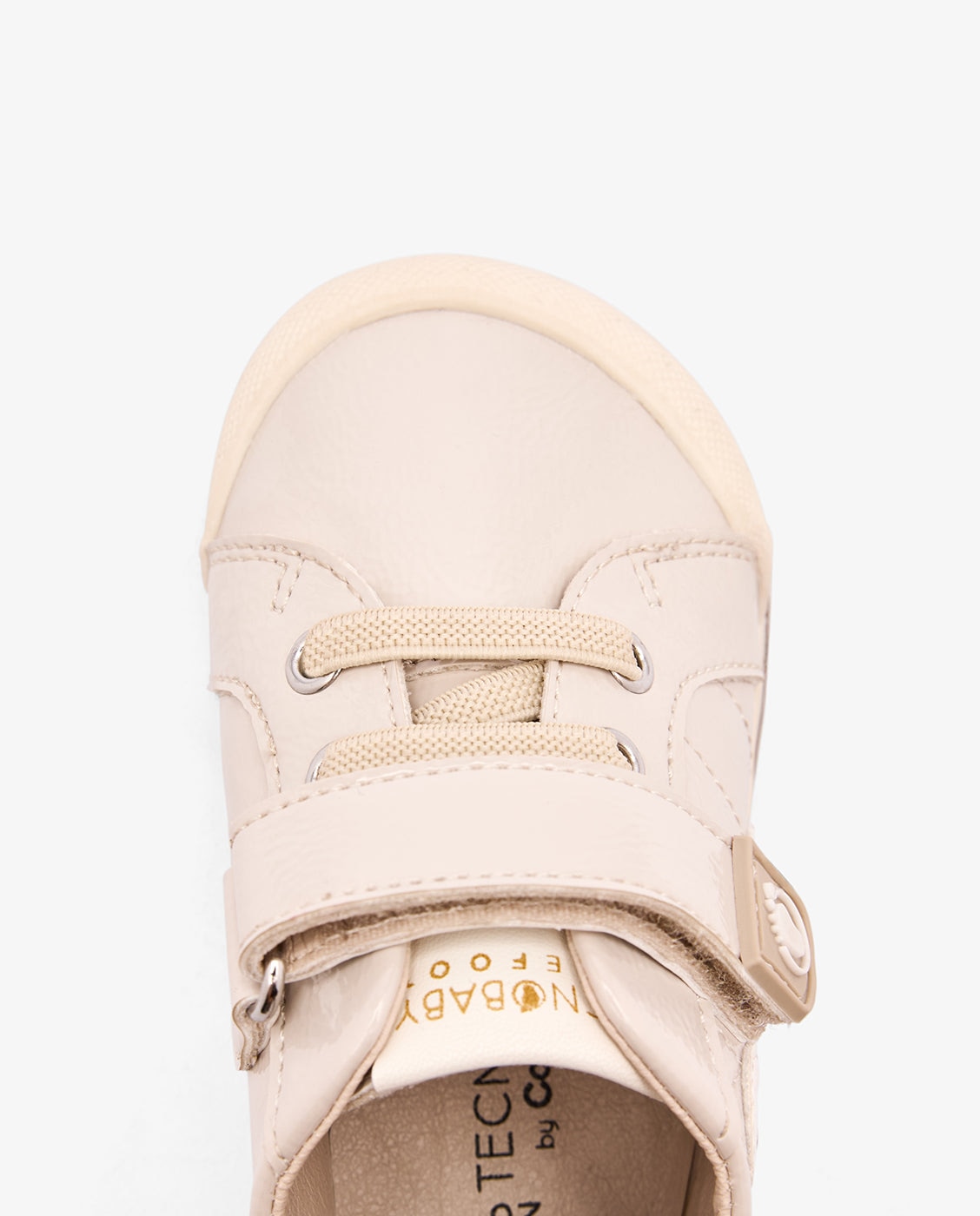 Zapatillas deportivas de bebés by tecnobaby diseño respetuoso con corazones - Conguitos - Beige Beige-4