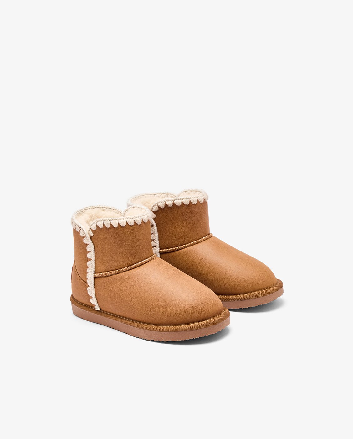 Botas de niños estilo australianas respetuosas con forro interior - Conguitos - Marrón Marrón-2