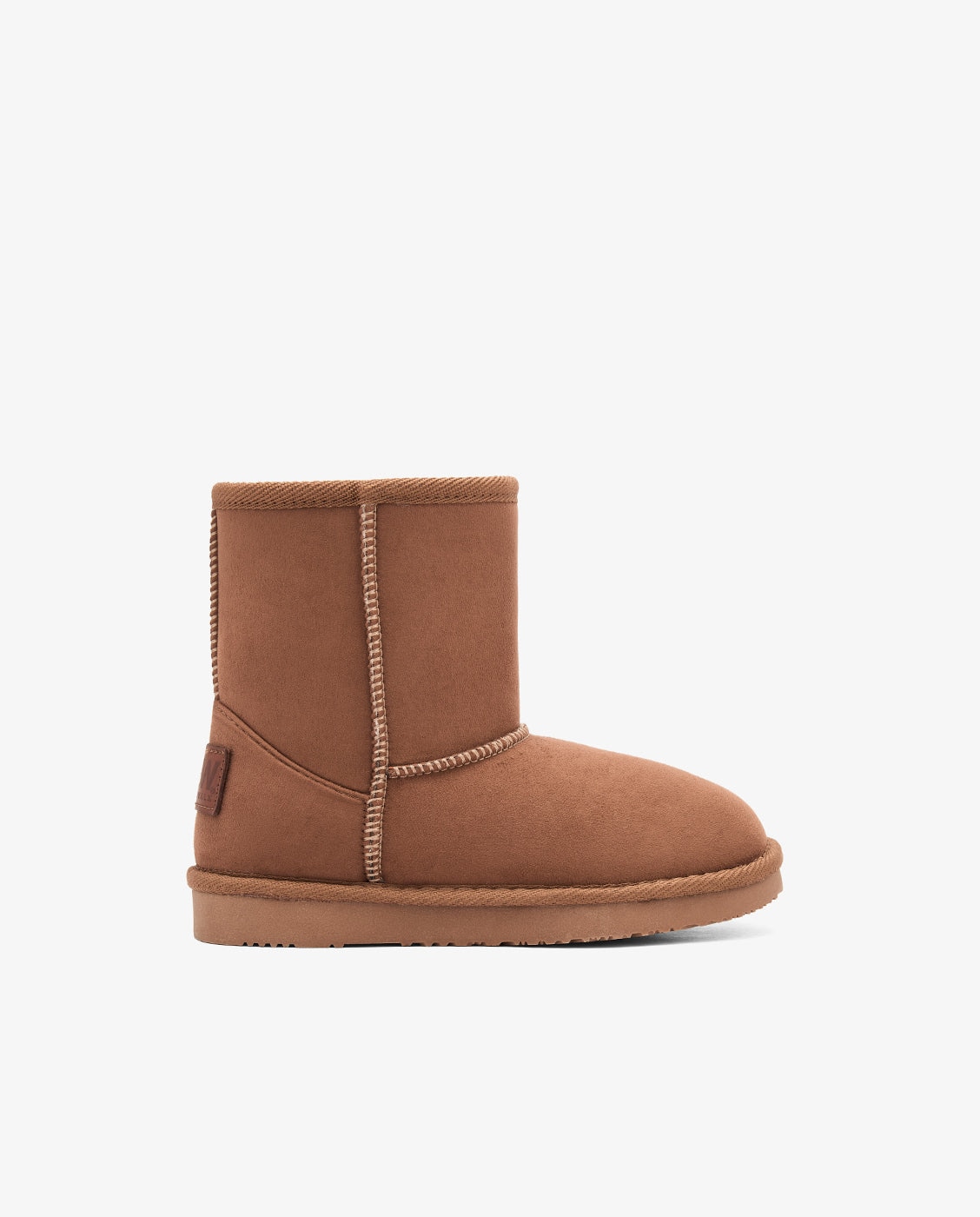 Imagen 0 de Botas de niña estilo australiana de microfibra con forro de pelo b&w Marrón