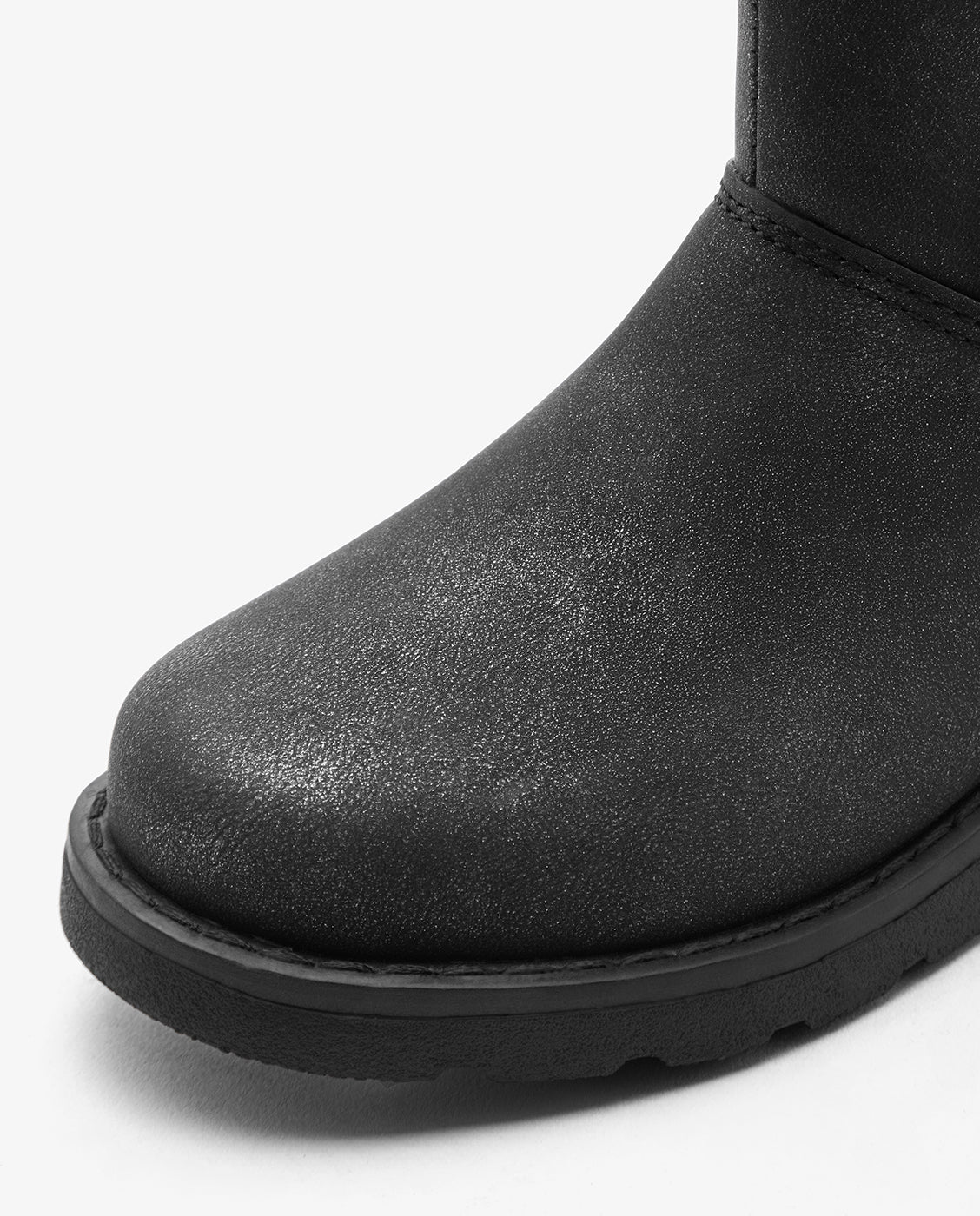 Botas de niña con forro interior detalle charm corazón - Conguitos - Negro Negro-4