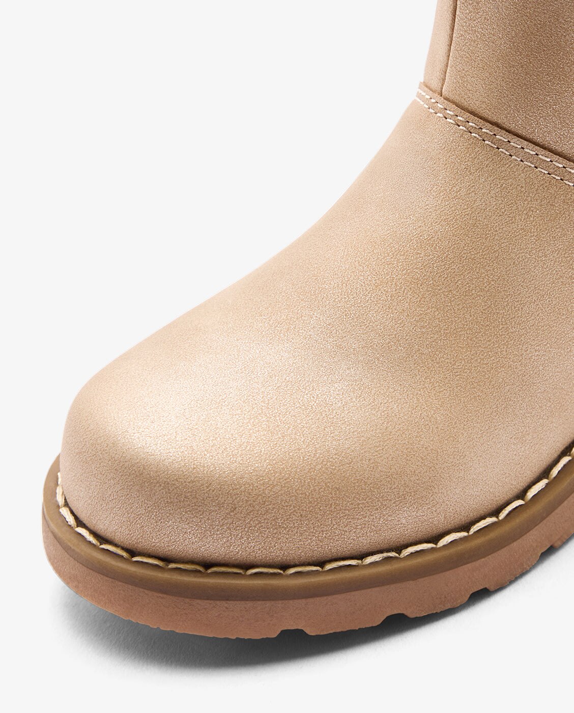 Botas de niña con forro interior detalle charm corazón - Conguitos - Beige Beige-4