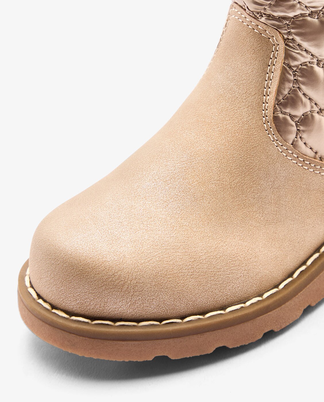 Botas de niña con estampado de corazones - Conguitos - Beige Beige-4