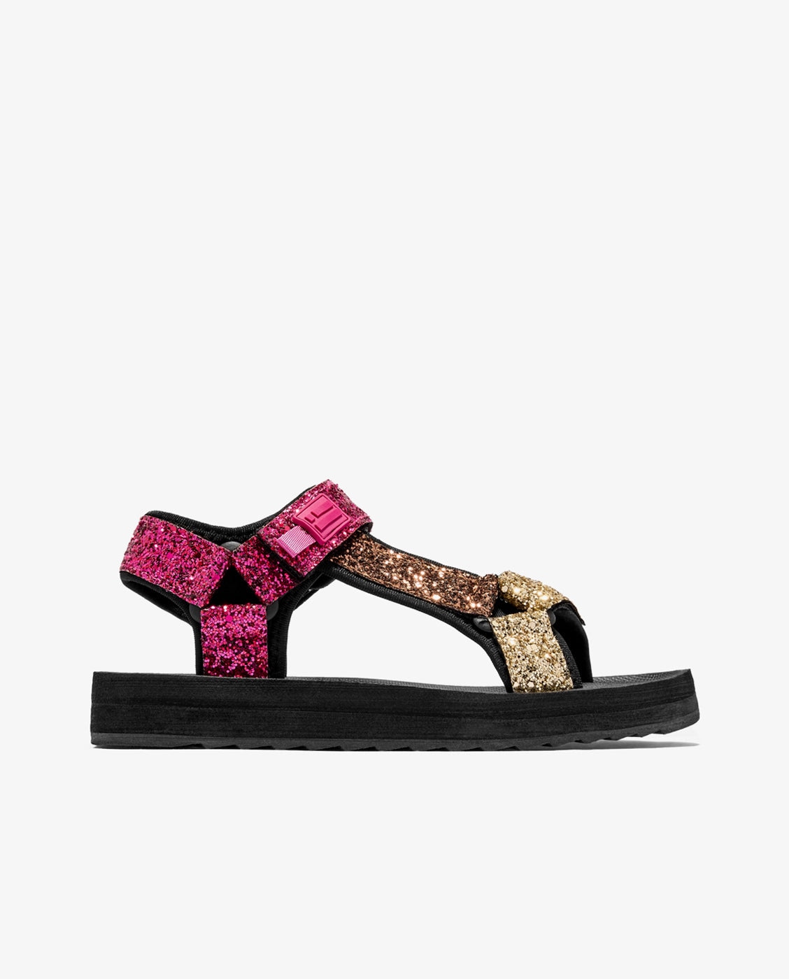 Sandalias de tiras de mujer glitter multicolor forest - D.Franklin - Multicolor Multicolor-1