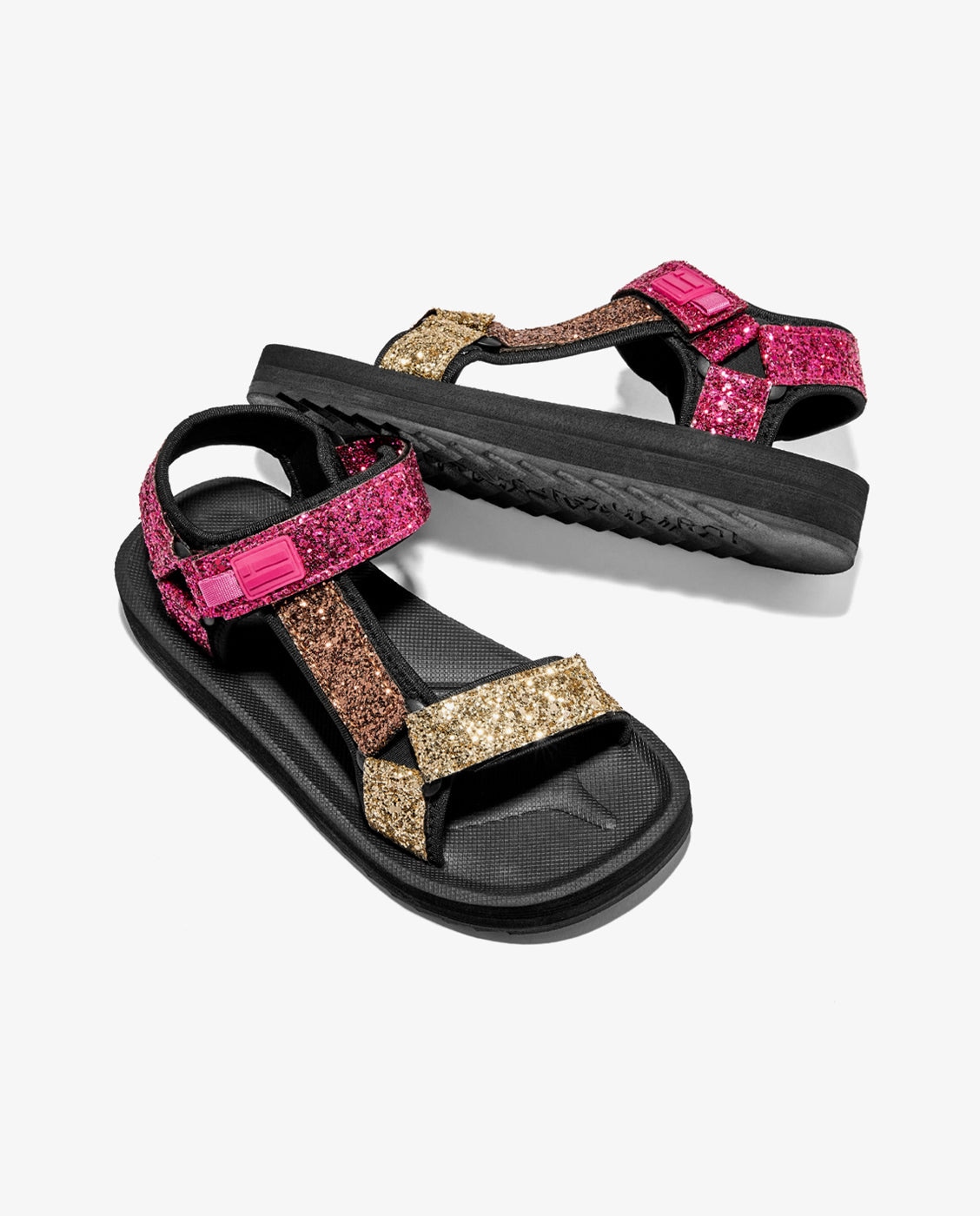 Sandalias de tiras de mujer glitter multicolor forest - D.Franklin - Multicolor Multicolor-2