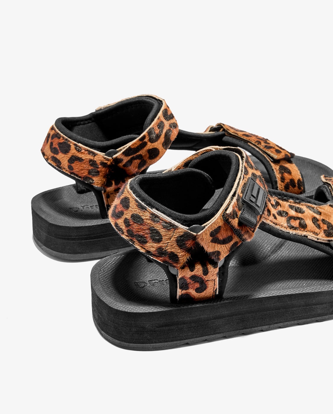 Sandalias de tiras de mujer con correa ajustable forest - D.Franklin - Multicolor Marrón-4