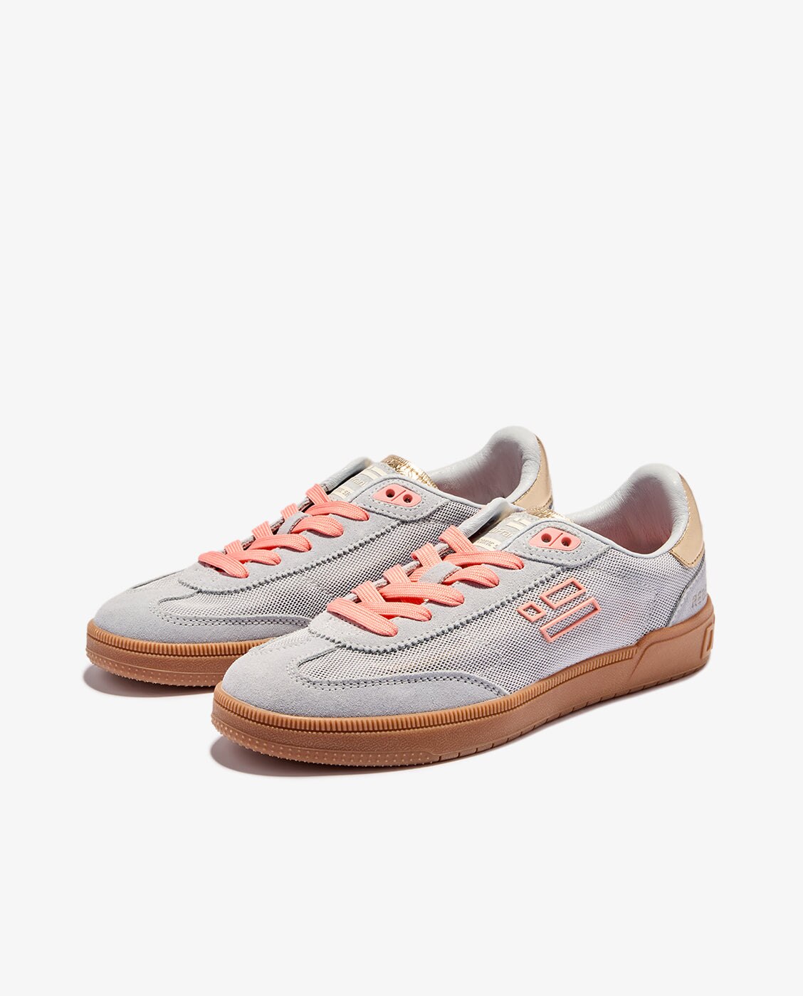 Zapatillas básicas de mujer Rebel mesh - D.Franklin - Gris Gris-3
