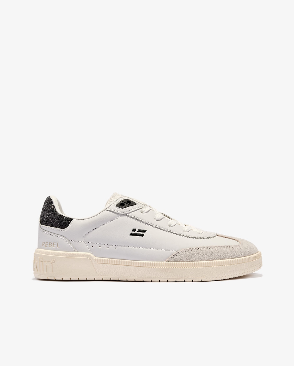 D.Franklin - Zapatillas blancas de mujer Rebel glitter.
