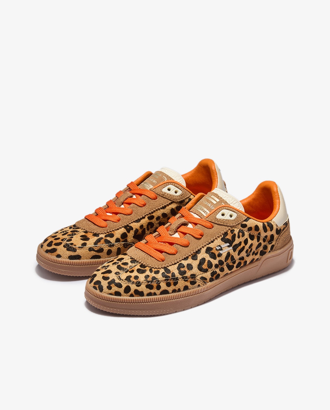 Zapatillas deportivas de mujer Rebel animal - D.Franklin - Marrón / Naranja Marrón / Naranja-3