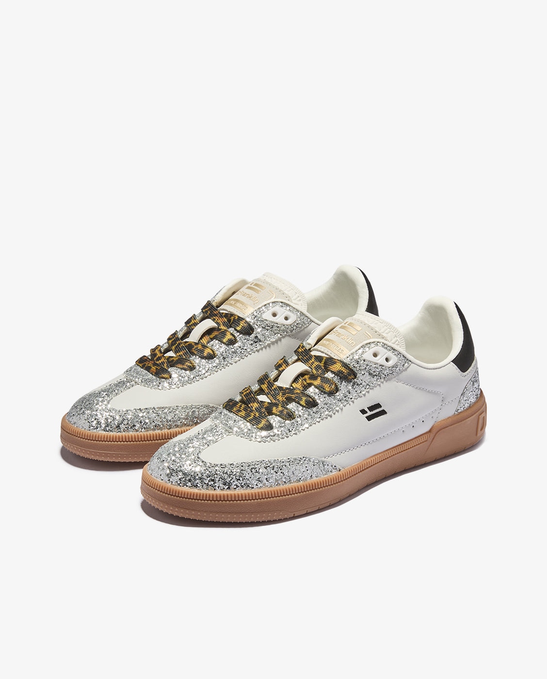 Zapatillas deportivas de mujer Rebel glitter - D.Franklin - Blanco / Plata / Rosa Blanco / Plata / Rosa-3