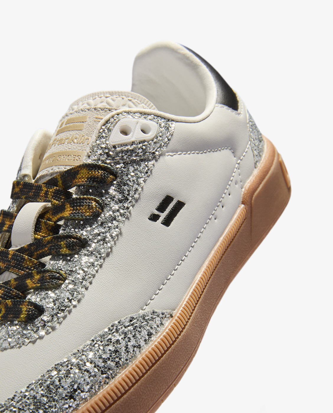 Zapatillas deportivas de mujer Rebel glitter - D.Franklin - Blanco / Plata / Rosa Blanco / Plata / Rosa-4