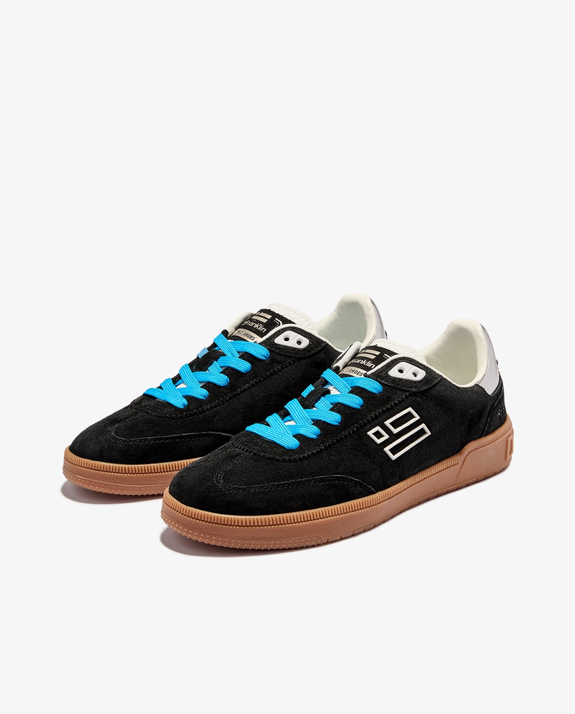 Zapatillas básicas de mujer en ante Rebel met - D.Franklin - Negro Negro-3
