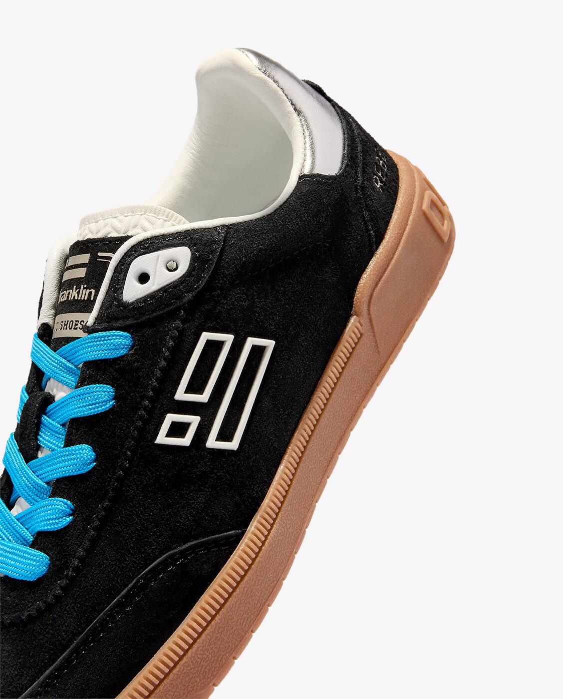 Zapatillas básicas de mujer en ante Rebel met - D.Franklin - Negro Negro-4