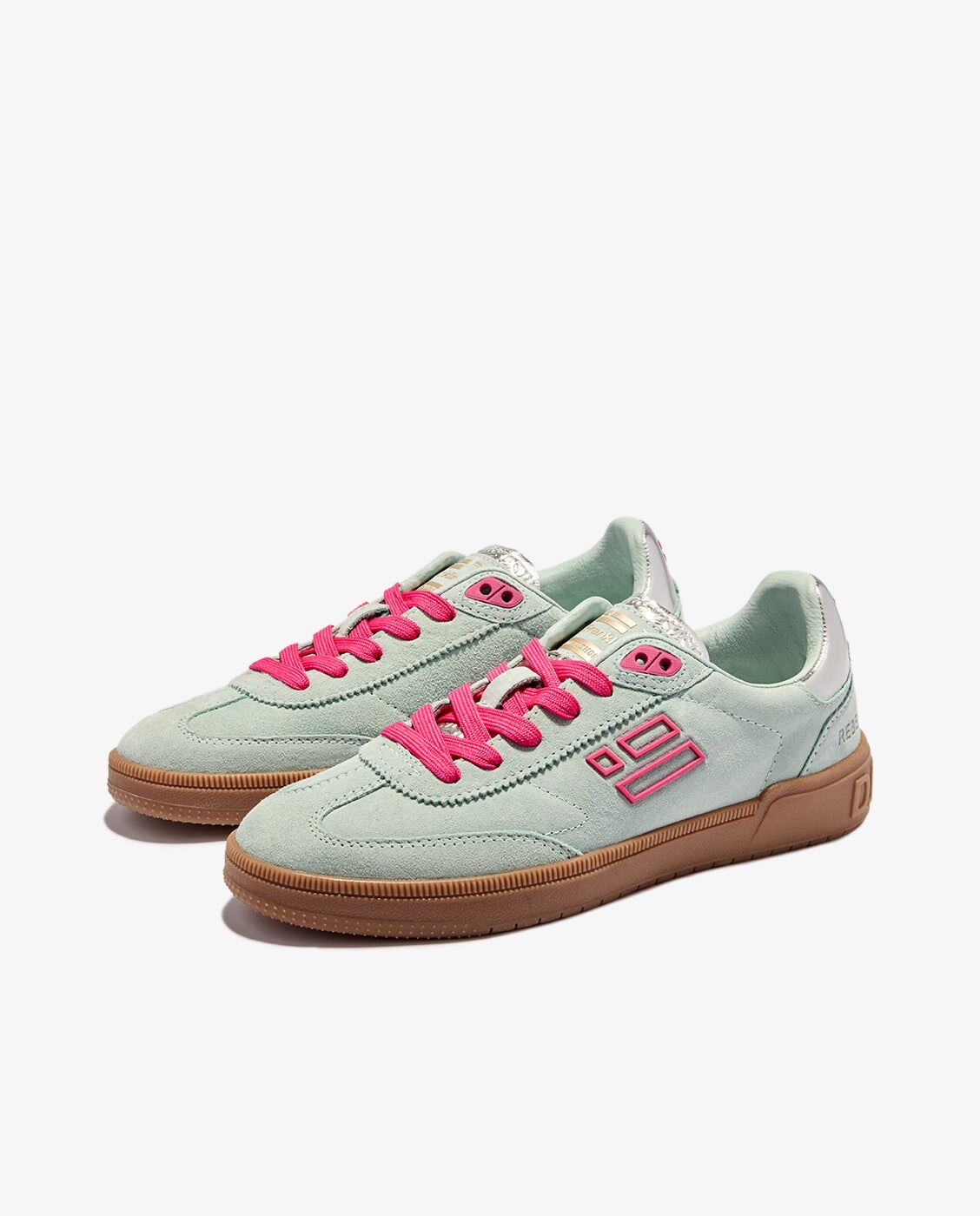 Zapatillas básicas de mujer en ante Rebel met - D.Franklin - Azul claro Azul claro-3