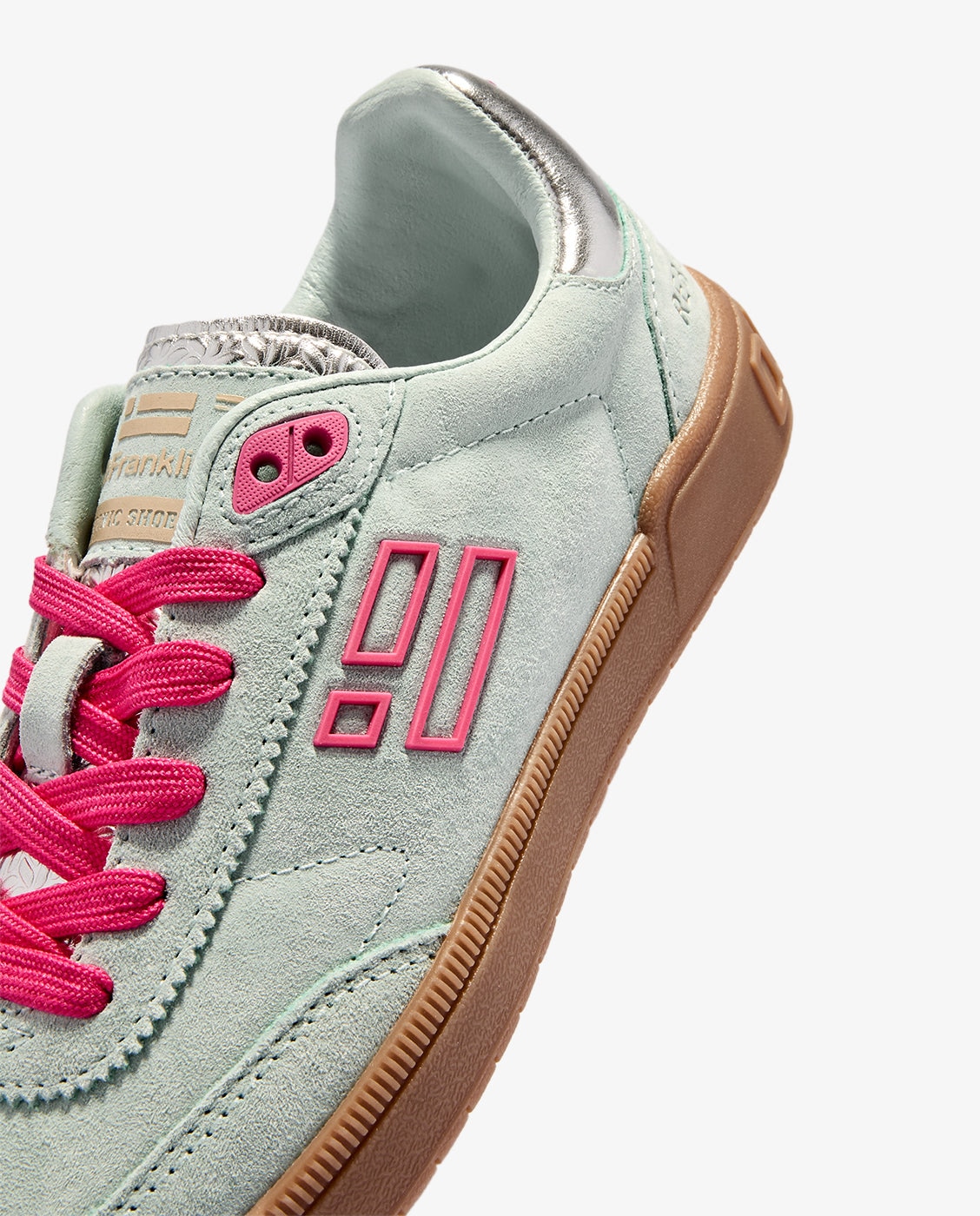 Zapatillas básicas de mujer en ante Rebel met - D.Franklin - Azul claro Azul claro-4