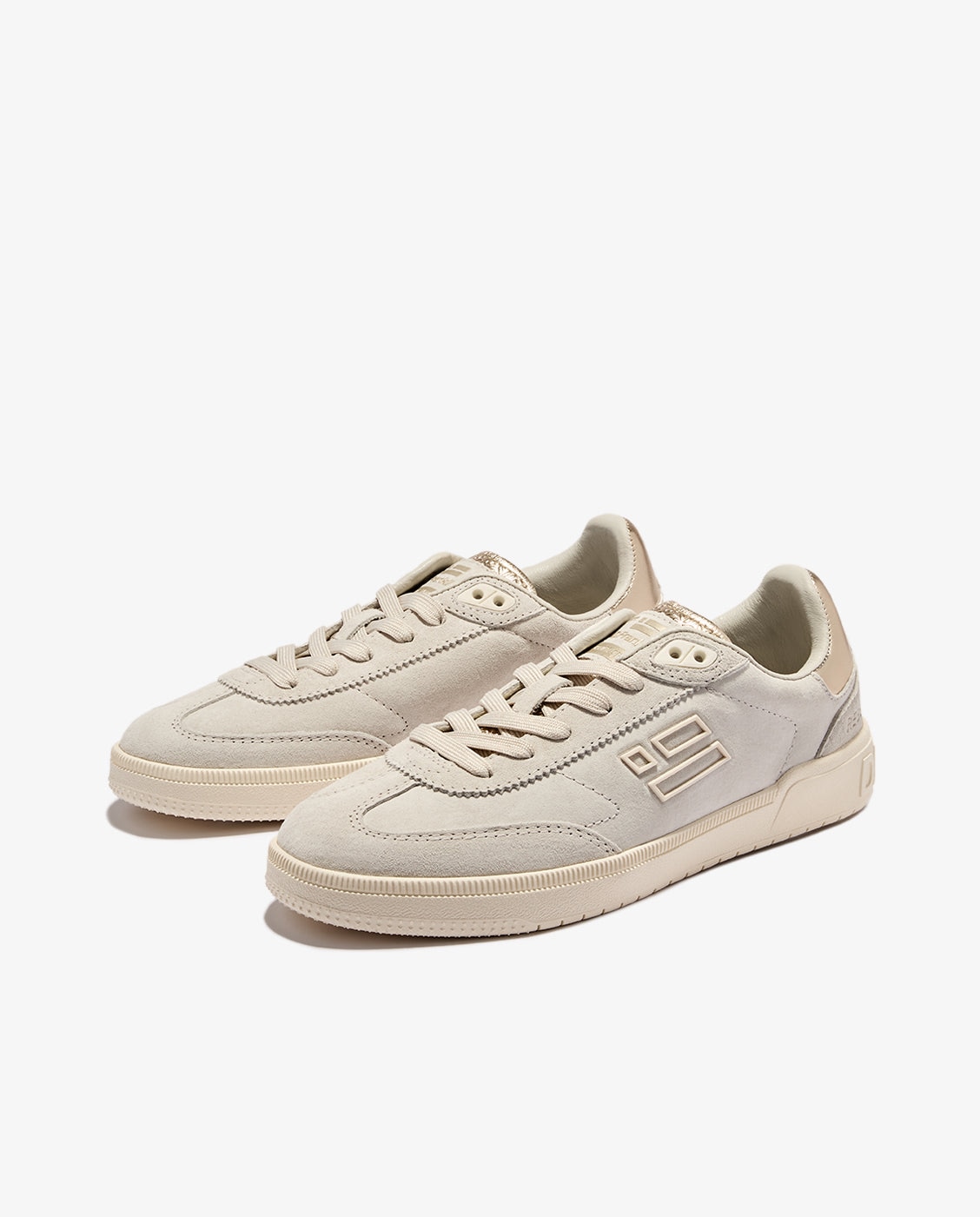 Zapatillas básicas de mujer en ante Rebel met - D.Franklin - Gris claro Gris claro-3