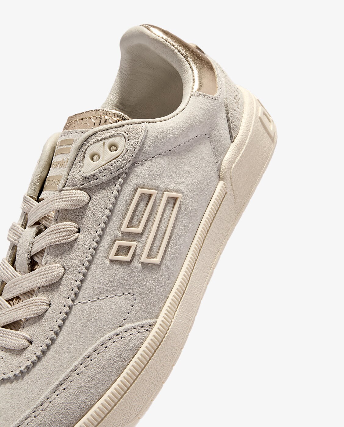 Zapatillas básicas de mujer en ante Rebel met - D.Franklin - Gris claro Gris claro-4