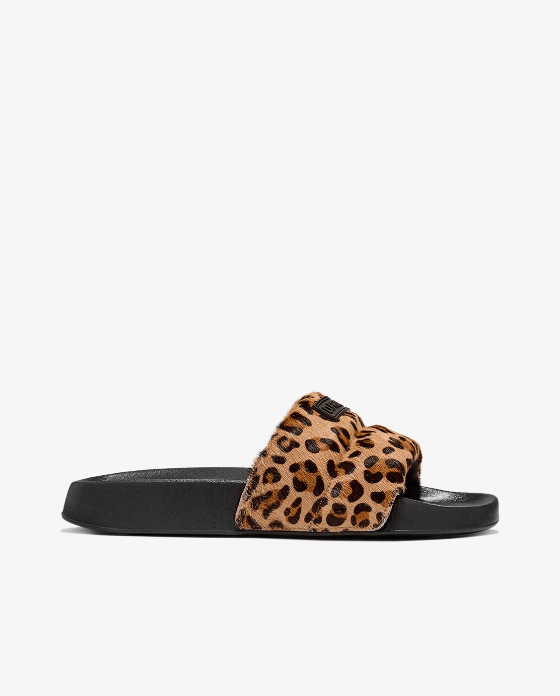 Sandalias de pala de mujer con estampado animal print - D.Franklin - Marrón Marrón-1