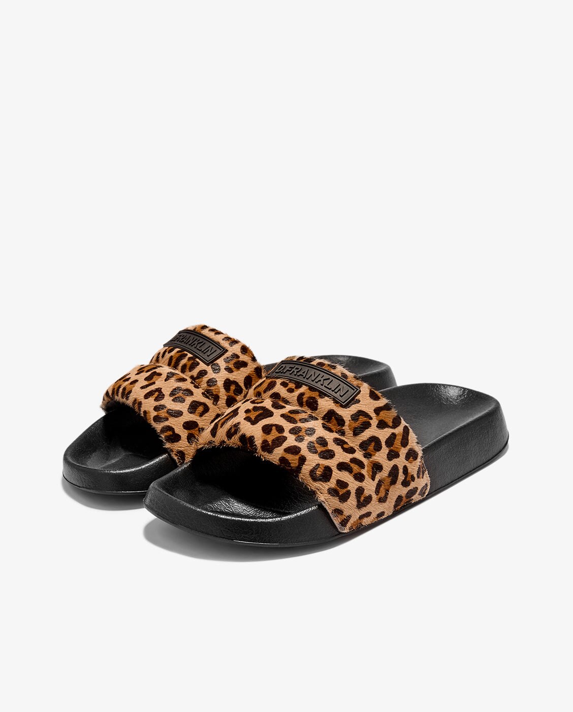Sandalias de pala de mujer con estampado animal print - D.Franklin - Marrón Marrón-3
