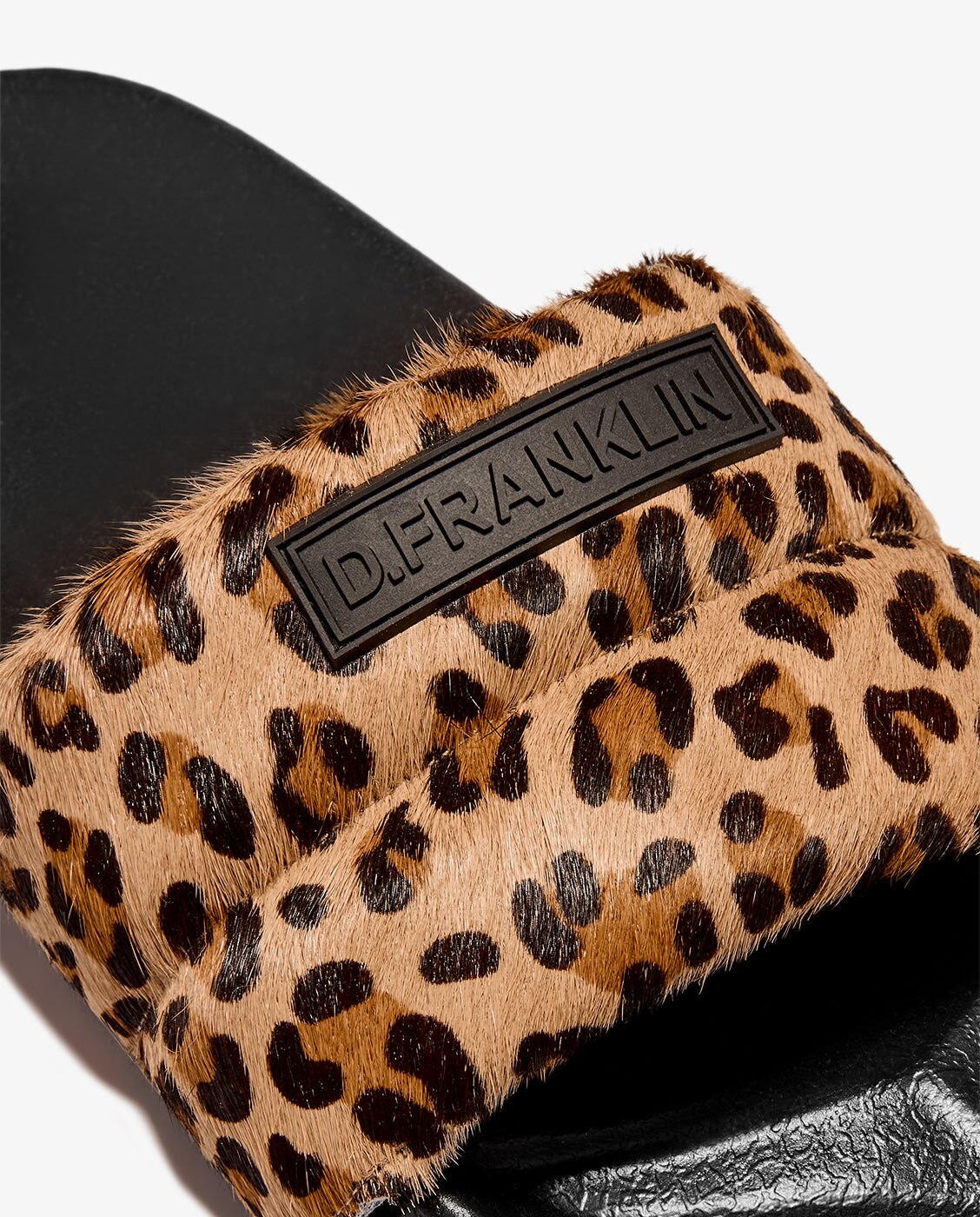 Sandalias de pala de mujer con estampado animal print - D.Franklin - Marrón Marrón-4
