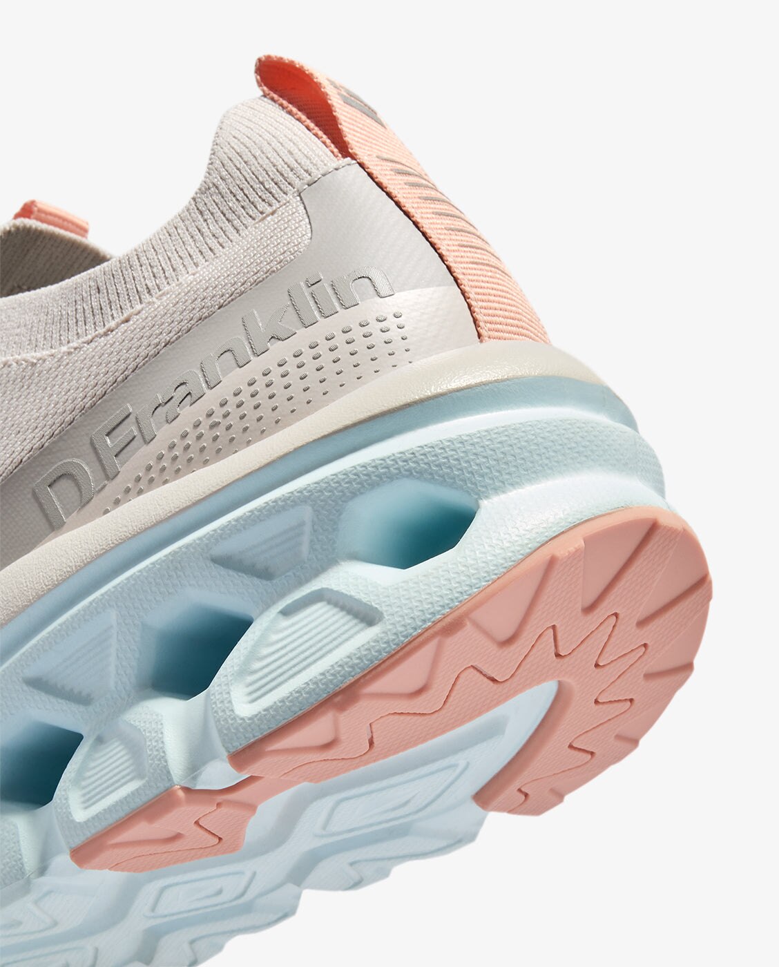 Zapatillas deportivas de mujer con plataforma aero mesh - D.Franklin - Gris claro Gris claro-4