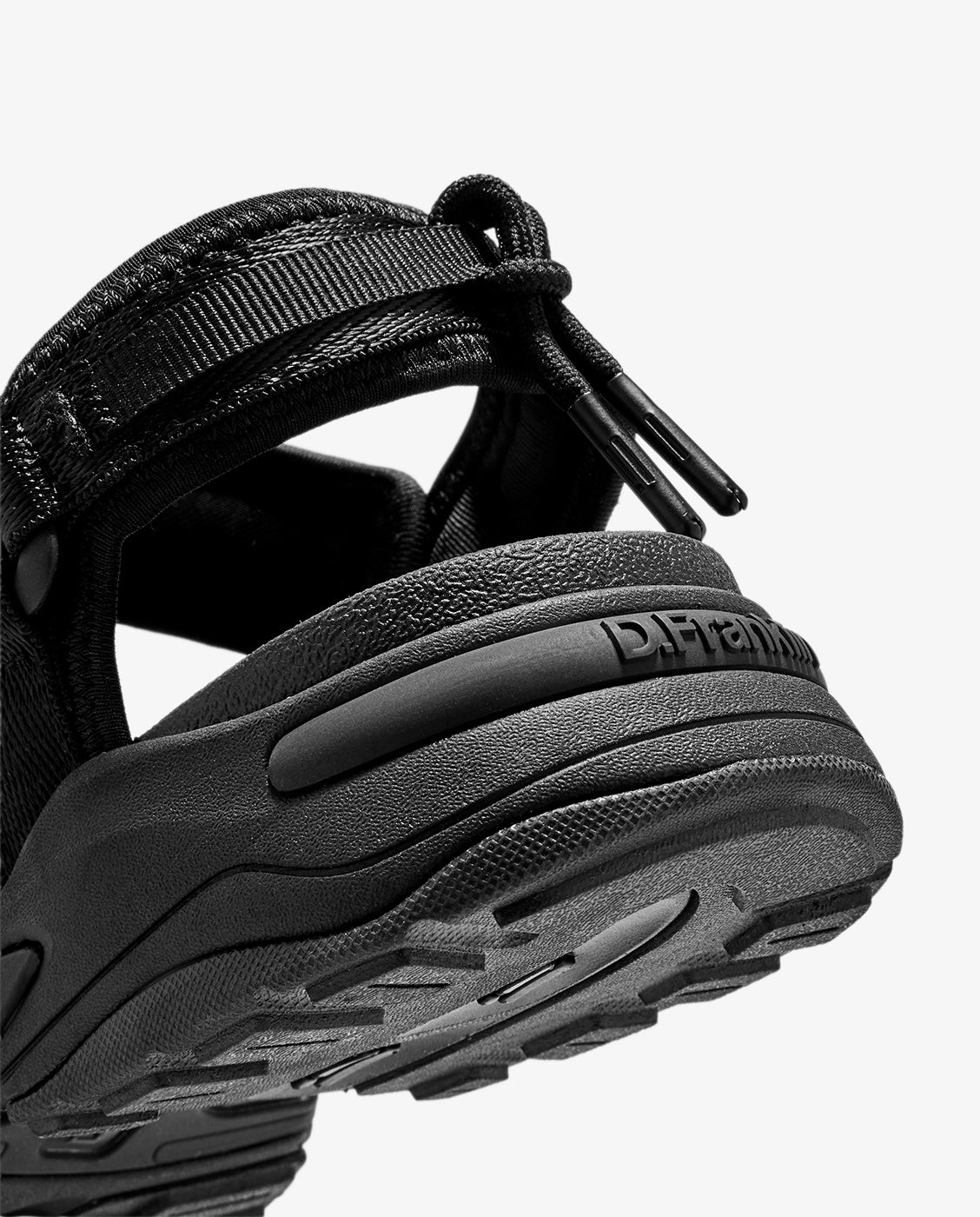 Sandalias de tiras de mujer estética deportiva 347 - D.Franklin - Negro Negro-3