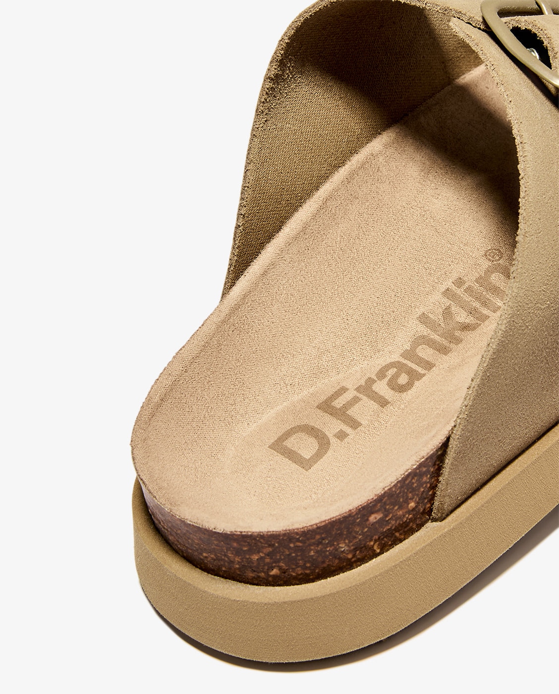 Sandalias planas unisex en piel Vibe - D.Franklin - Beige Beige-4