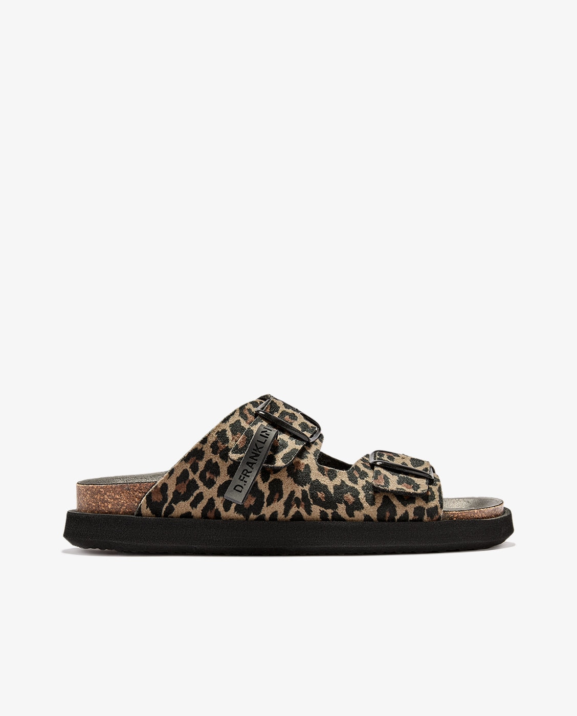 D.Franklin - Sandalias planas de mujer Vibe leopardo.