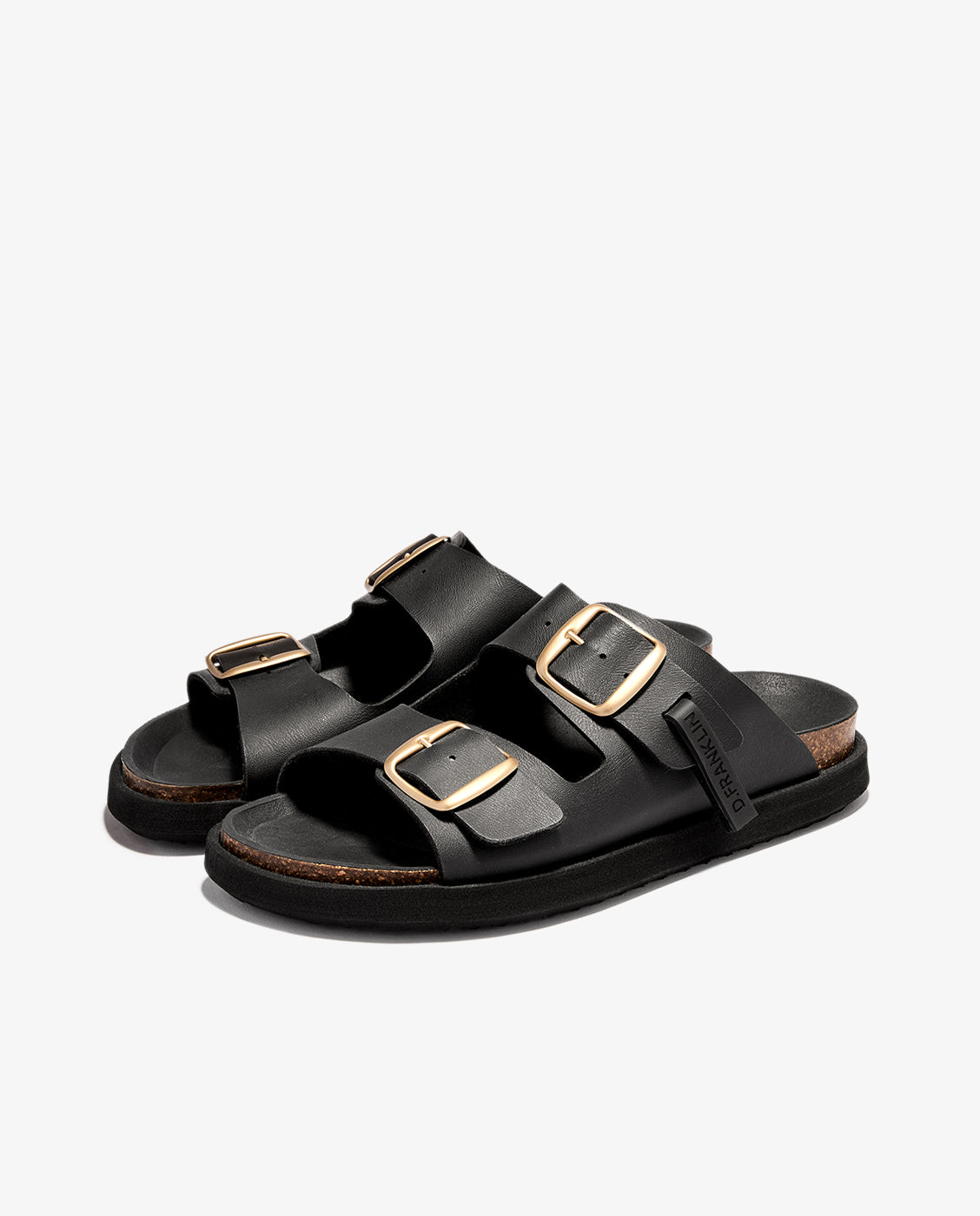 Sandalias de pala unisex con hebilla Vibe buckle champion - D.Franklin - Negro Negro-3